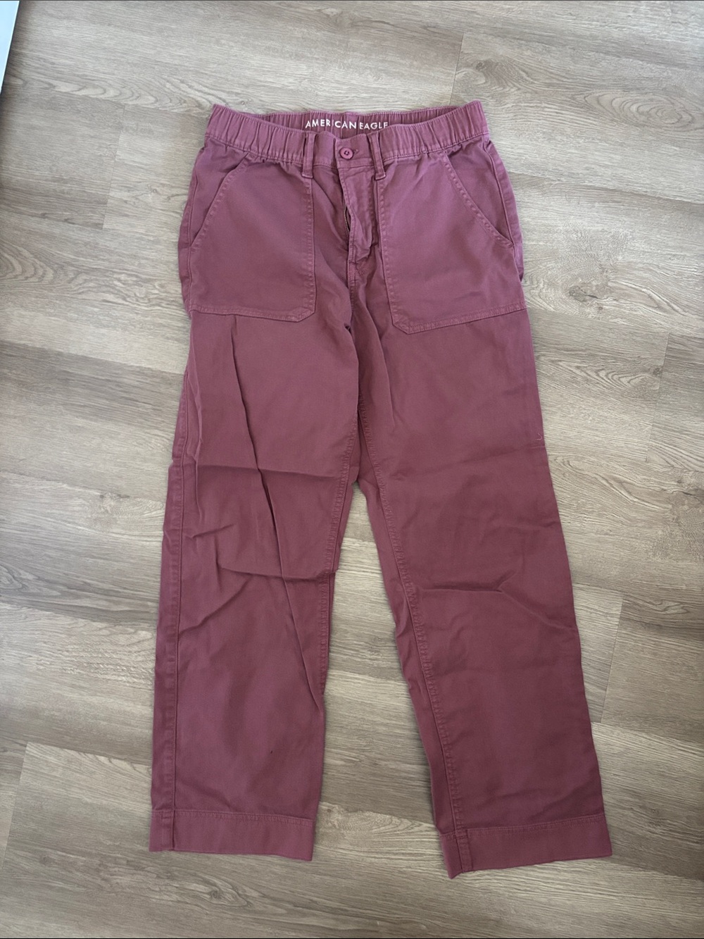 American Eagle Outfitters womens Burgundy Utility pants